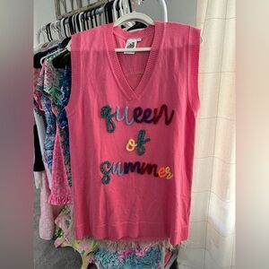 QUEEN OF SPARKLES Pink 'Queen of Summer' Mini Dress NWOT